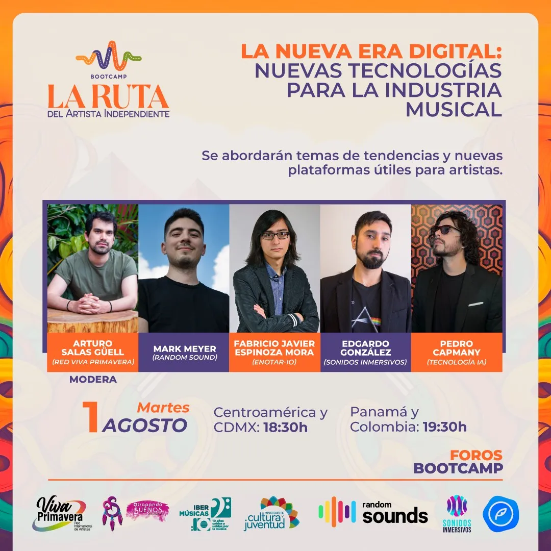 Invitación “La Ruta del Artista Independiente” - Fabricio Espinoza - CEO enotar.io