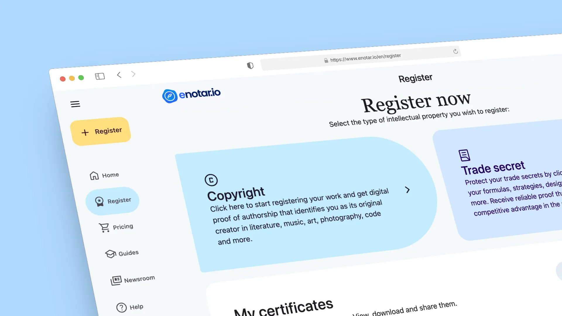 Register Copyright