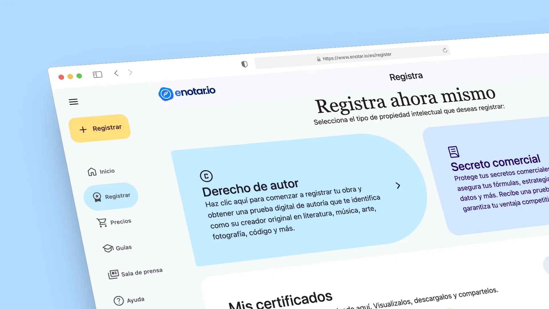 Registrar Derecho de Autor