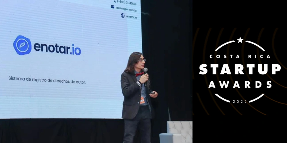 enotar.io nominado como mejor startup en los Costa Rica Startup Awards 2022